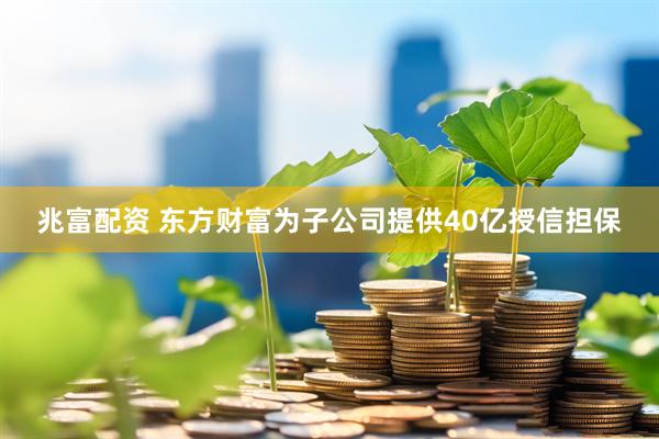 兆富配资 东方财富为子公司提供40亿授信担保